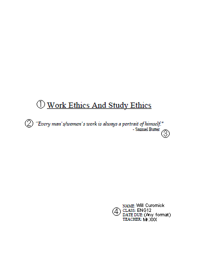 title page -sample-